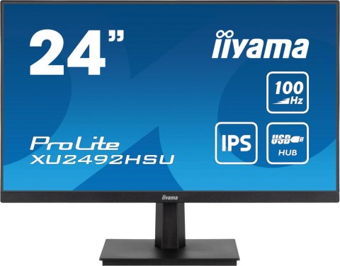 Monitor LED IIYAMA XU2492HSU-B6 24 cale Ultra Slim IPS USB + gwarancja 24/7