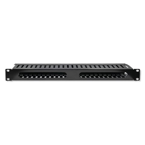 Organizer kabli QOLTEC do szaf RACK 19" | 24 porty | 1U