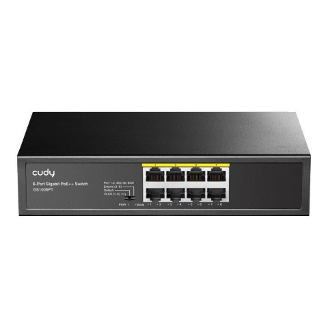 Switch niezarządzalny Cudy GS1008PT 8x10/100/1000Mbps POE+ 120W