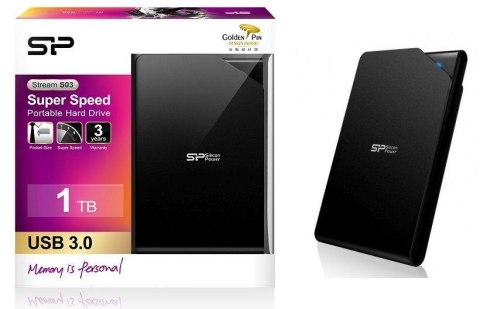 Dysk zewnętrzny Silicon Power Stream S03 1TB 2.5" USB3.0 Black