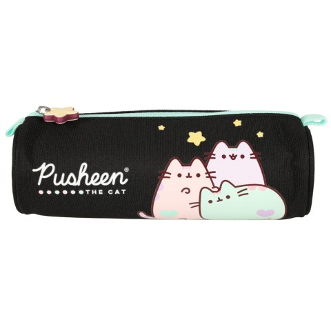 Piórnik szkolny saszetka tuba czarny Pusheen Pastel