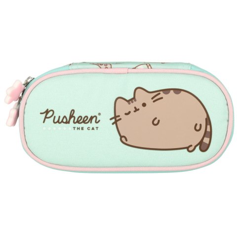 Piórnik szkolny usztywniany saszetka z klapą Pusheen Mint