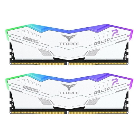 Pamięć DDR5 Team Group T-FORCE DELTA Alpha RGB 32GB (2x16GB) 5600MHz CL40 1,2V Biała