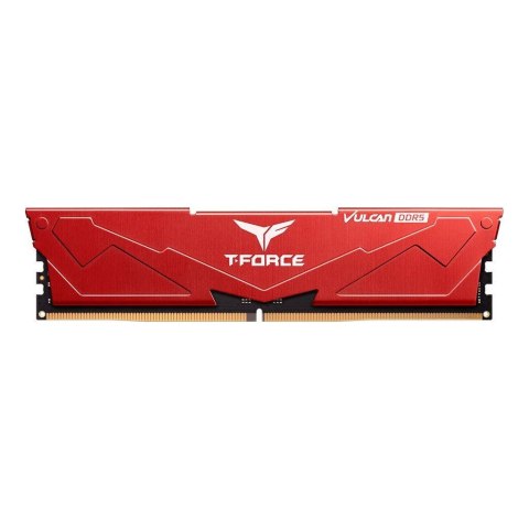 Pamięć DDR5 Team Group T-FORCE VULCAN 32GB (1x32GB) 5200MHz CL40 1,25V Czerwona