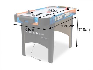 Stół do gry cymbergaj Air Hockey największy NS-425