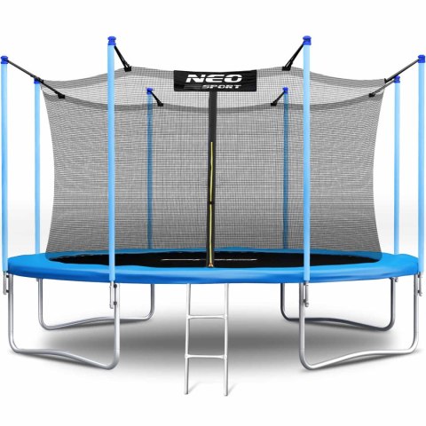 Trampolina ogrodowa 14ft/435cm z siatką wewnętrzną i drabinką Neo-Sport