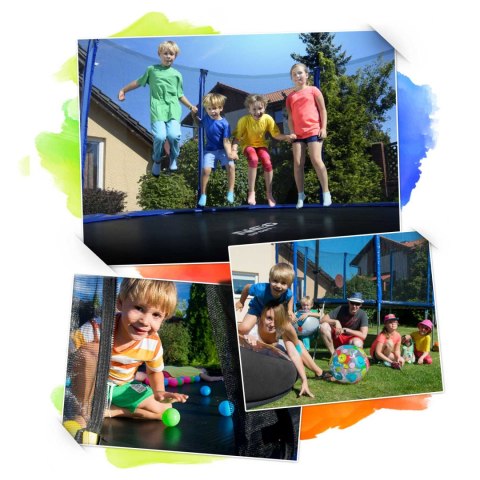 Trampolina ogrodowa 13ft/404cm z siatką wewnętrzną i drabinką Neo-Sport + maszyna do baniek GRATIS Trampolina ogrodowa 13ft/404cm z siatką wewnętrzną i drabinką Neo-Sport + maszyna do baniek GRATIS