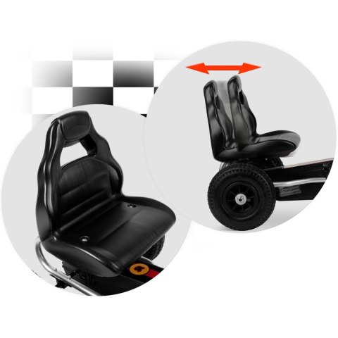 Gokart dziecięcy na pedały RK-591 czerwony