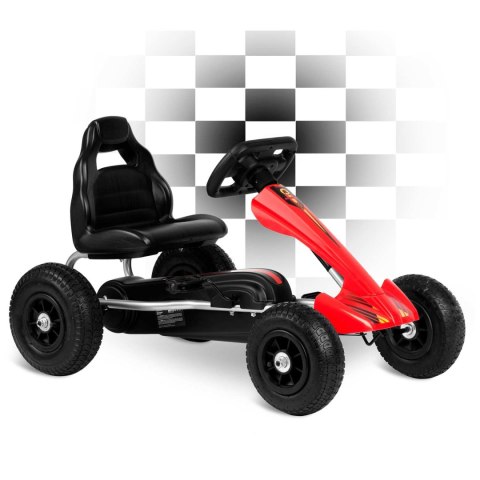 Gokart dziecięcy na pedały RK-591 czerwony