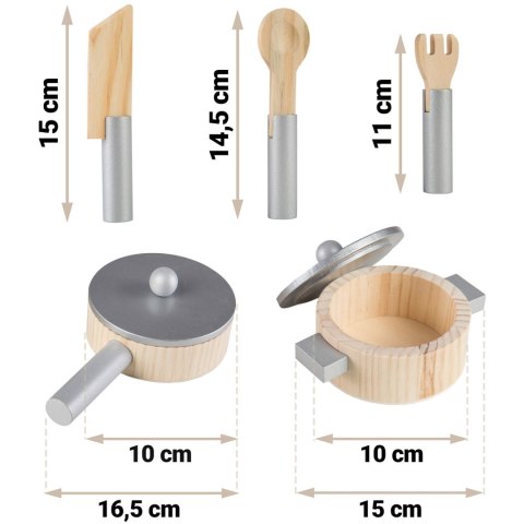 Kuchnia drewniana dla dzieci 60 x 30 x 85 cm
