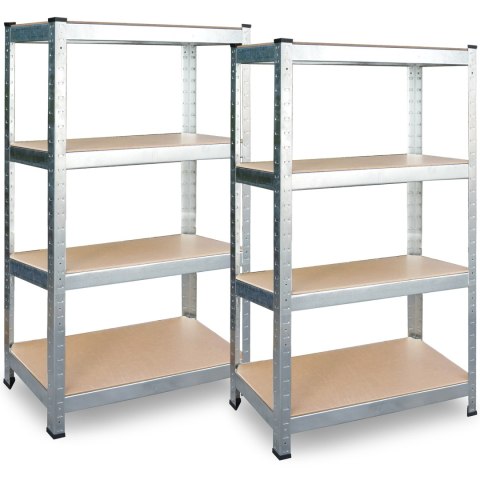 Regał metalowy magazynowy zestaw 2 szt. 174 x 80 x 40 cm Plonos PL-701 Regał metalowy magazynowy zestaw 2 szt. 174 x 80 x 40 cm Plonos PL-701