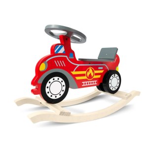 Drewniane auto na biegunach Ricokids 785001 straż pożarna