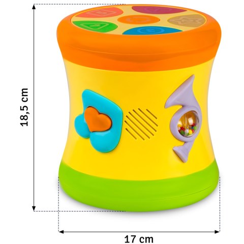 Zabawka edukacyjna bębenek RK-742 Ricokids