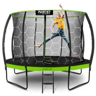 Trampolina ogrodowa profilowana 10ft/312cmz siatką wewnętrzną Neo-Sport