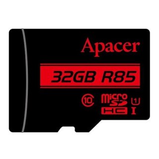 Karta pamięci microSDHC Apacer R85 32GB (85/10 MB/s) Class 10 U1 BULK