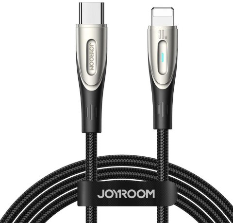 KABEL USB-C / Lightning Joyroom Star-Light Series SA27-CL3 120cm 30W W OPLOCIE CZARNY