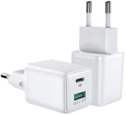 Ładowarka sieciowa Joyroom L-QP303 30W PD 3.0 QC 3.0 1x USB-C biała