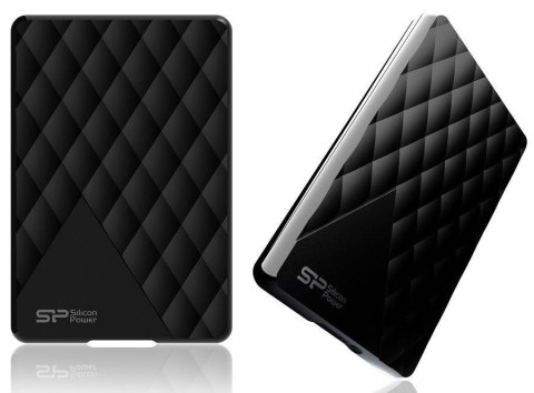 Dysk zewnętrzny Silicon Power Diamond D06 2TB Black USB 3.1 Super lekki