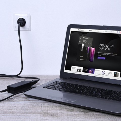 Qoltec Zasilacz specjalizowany do Lenovo 65W | 4 wtyczki +kabel zasilający