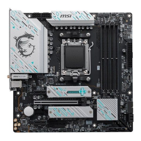 Płyta MSI B650M GAMING PLUS WIFI /AMD B650/DDR5/SATA3/M.2/USB3.1/WiFi/BT/PCIe4.0/AM5/mATX Płyta MSI B650M GAMING PLUS WIFI /AMD B650/DDR5/SATA3/M.2/USB3.1/WiFi/BT/PCIe4.0/AM5/mATX