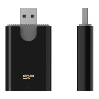 Czytnik kart pamięci Silicon Power Combo USB 3.2 Gen 1 SD/microSD/MMC czarny