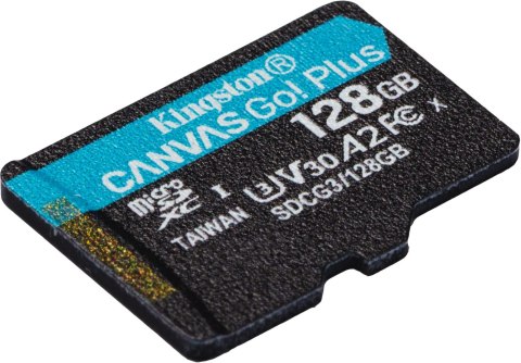 Karta pamięci Kingston Canvas Go Plus microSD 128GB 170/90MB/s Adapter