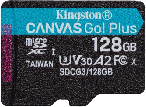 Karta pamięci Kingston Canvas Go Plus microSD 128GB 170/90MB/s Adapter