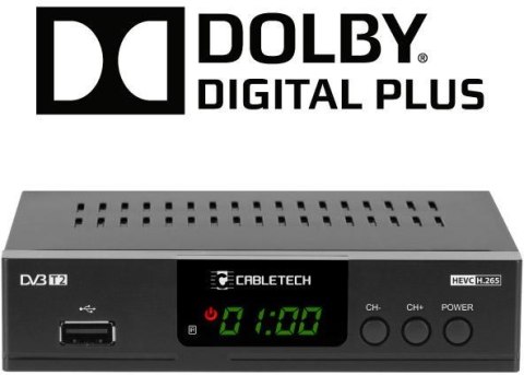 Tuner DVB-T2 H.265 HEVC Cabletech