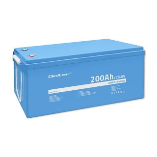 Akumulator LiFePO4 Qoltec Litowo-Żelazowo-Fosforanowy | 25.6V | 200Ah | BMS