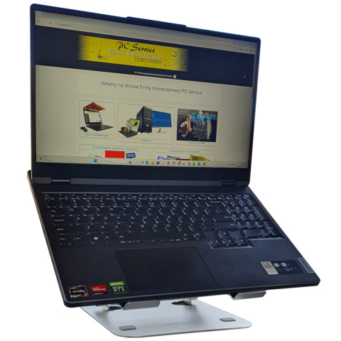 Podstawka stojak pod laptop aluminiowa składana z regulacją