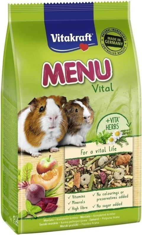 VITAKRAFT MENU VITAL karma dla świnek morskich 1kg