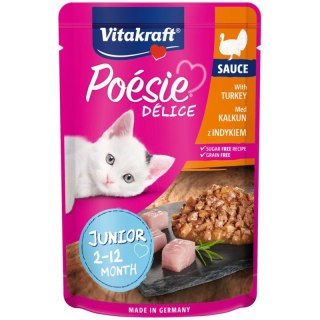 VITAKRAFT POESIE DELICE JUNIOR indyk dla kota 85g