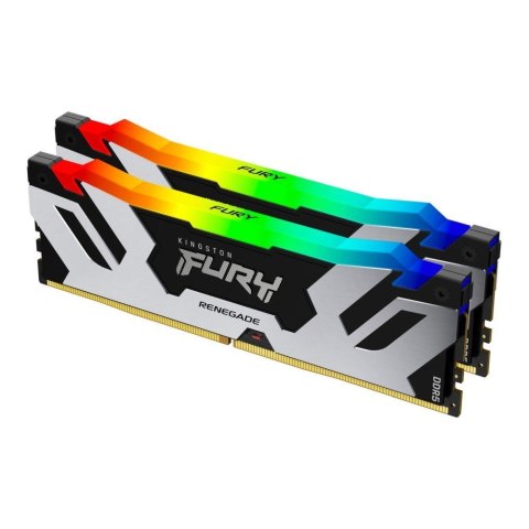 Pamięć DDR5 Kingston FURY Renegade RGB 32GB (2x16GB) 6800MHz CL36 1,4V Silver