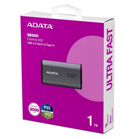 Dysk zewnętrzny SSD Adata SE880 1TB USB-C