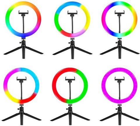 Lampa Tracer RGB Ring ze statywem