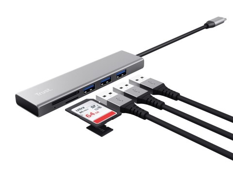 Trust HALYX FAST USB-C HUB CARD  READER