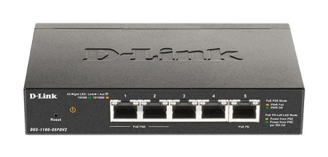 D-Link Przełącznik 5-Port Gigabit PoE Smart Managed