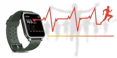 SMARTWATCH RUBICON RNCE58 DARK GREEN