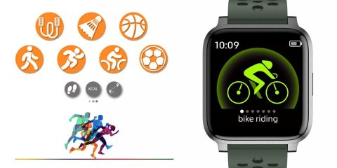 SMARTWATCH RUBICON RNCE58 DARK GREEN