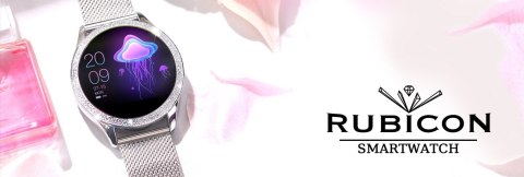 Zegarek Damski RUBICON SMARTWATCH RNBE45 SILVER