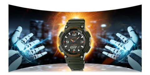 Zegarek Męski CASIO SOLAR AQ-S810W-3AVDF