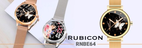 Zegarek Damski RUBICON SMARTWATCH RNBE64-4 GOLD