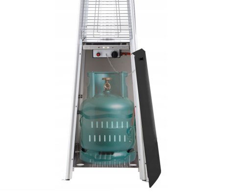 Parasol grzewczy promiennik gazowy ogrodowy 13kW pokrowiec