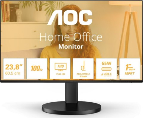 Monitor AOC 24B3CF2 (24" /100Hz /1920 x 1080 /Czarny)