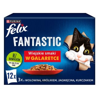 Karma Felix Fantastic Mięso 12x85g