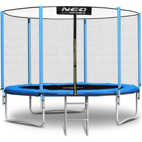 Trampolina ogrodowa 10ft/312cm z siatką zewnętrzną i drabinką Neo-Sport