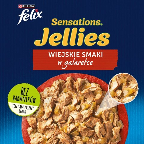 Karma Felix Sensations Indyk,Makrela,jagnięc 12x85g