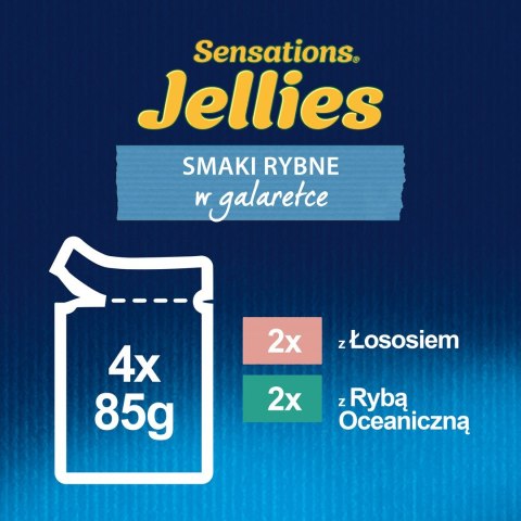 Karma Felix Sensations smaki rybne 4x85g