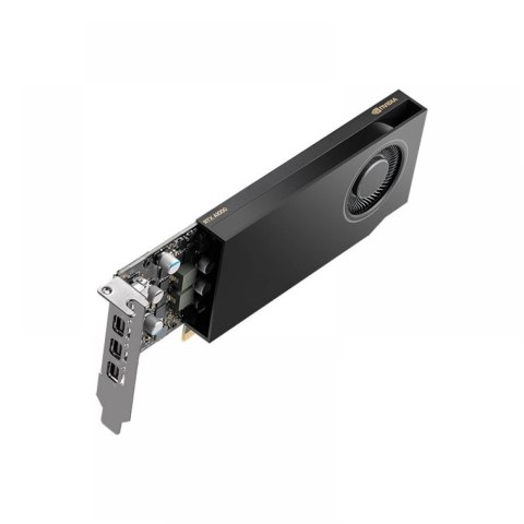 PNY NVIDIA A1000 8GB GDDR6 128-bit, Low Profile, PCIe 4.0 x8, Single slot, 4 x Mini DisplayPort 1.4a, 50W, LP bracket, 4 x mDP t