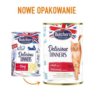 Butcher's Delicious Dinners kawałki z wołowiną w galaretce 400g